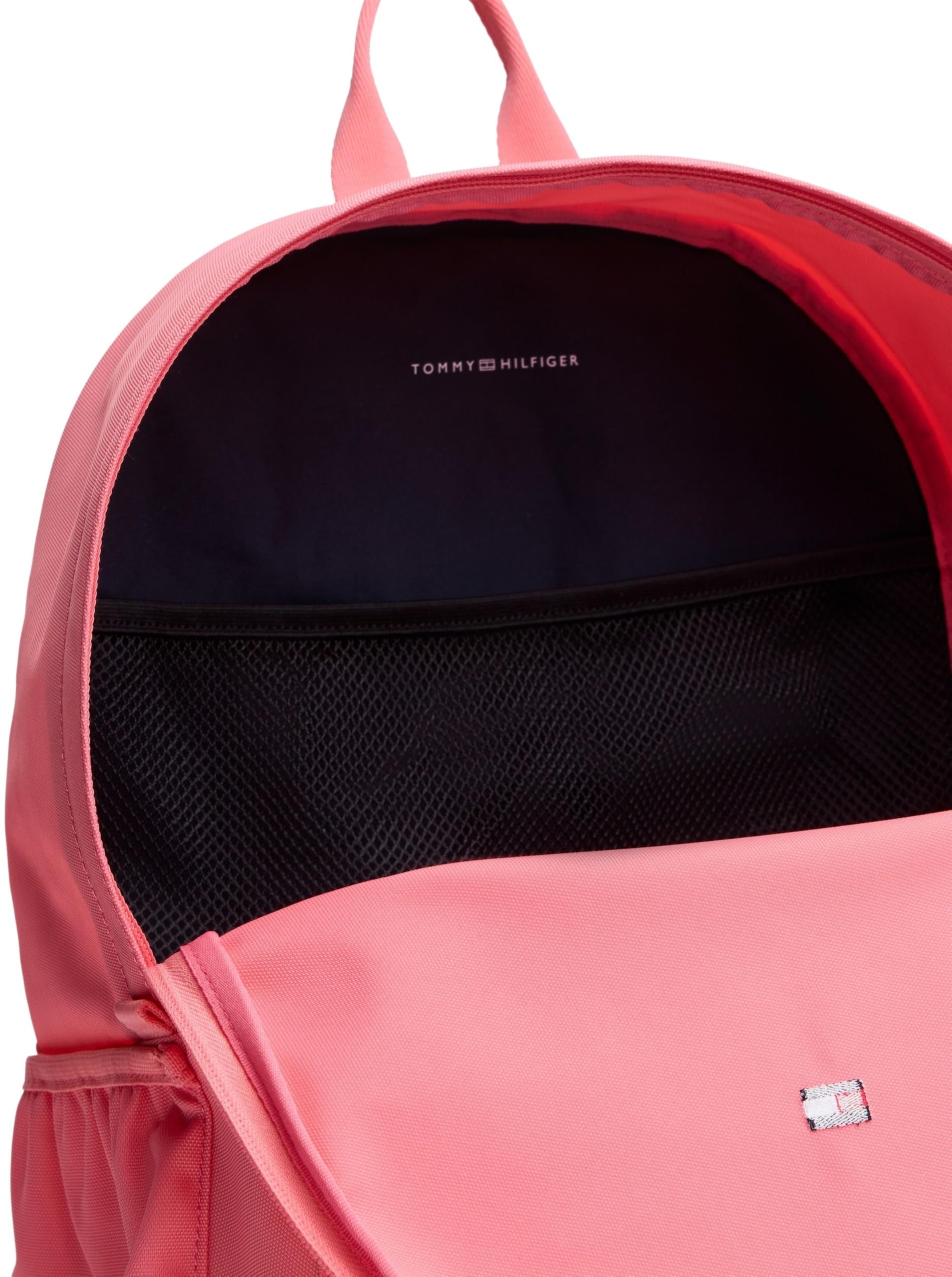 Tommy Hilfiger Bambini Unisex Zaino Essential con Tasca Esterna, Rosa (Tropical Blush), Taglia Unica