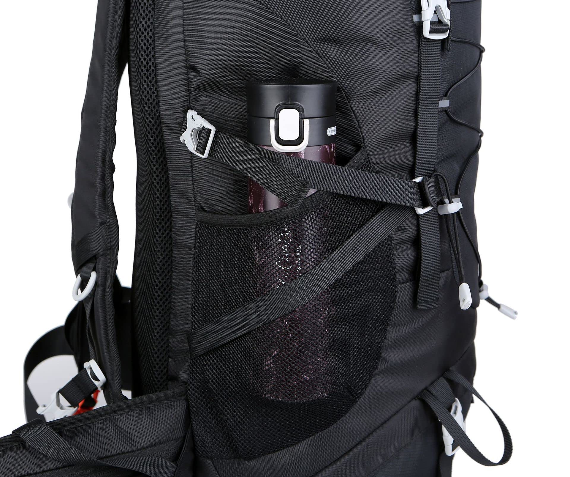 Nylonowa rama wewnętrzna 50 l, plecak turystyczny, na zewnątrz, lekki nylon trekkingowy, wspinaczka górska, dla mężczyzn i kobiet, duża pojemność, podróż, wędrówki, wspinaczka górska, plecak