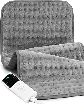 Heating Pad for Back 1224, Electric Heating Pads for Period Cramps Relief and Shoulder Pain, 9 Heat Settings, Machine Washable, Auto Shut Off, Birthday Gifts for Women, Mom