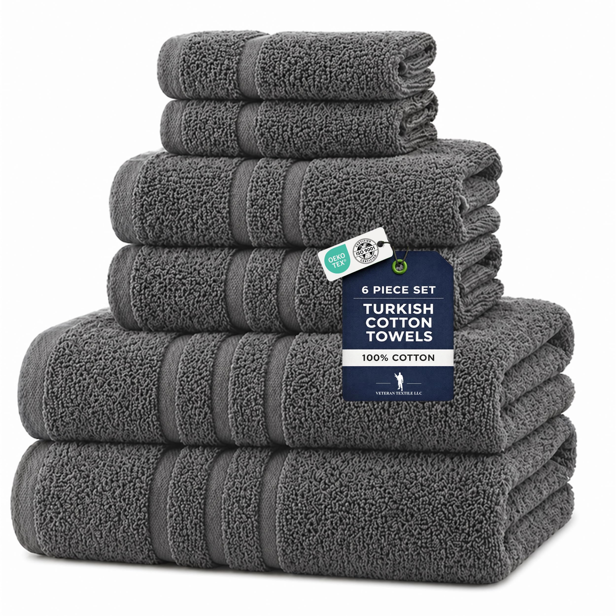 Veteran Textile LLC 6-Piece Turkish Cotton Set