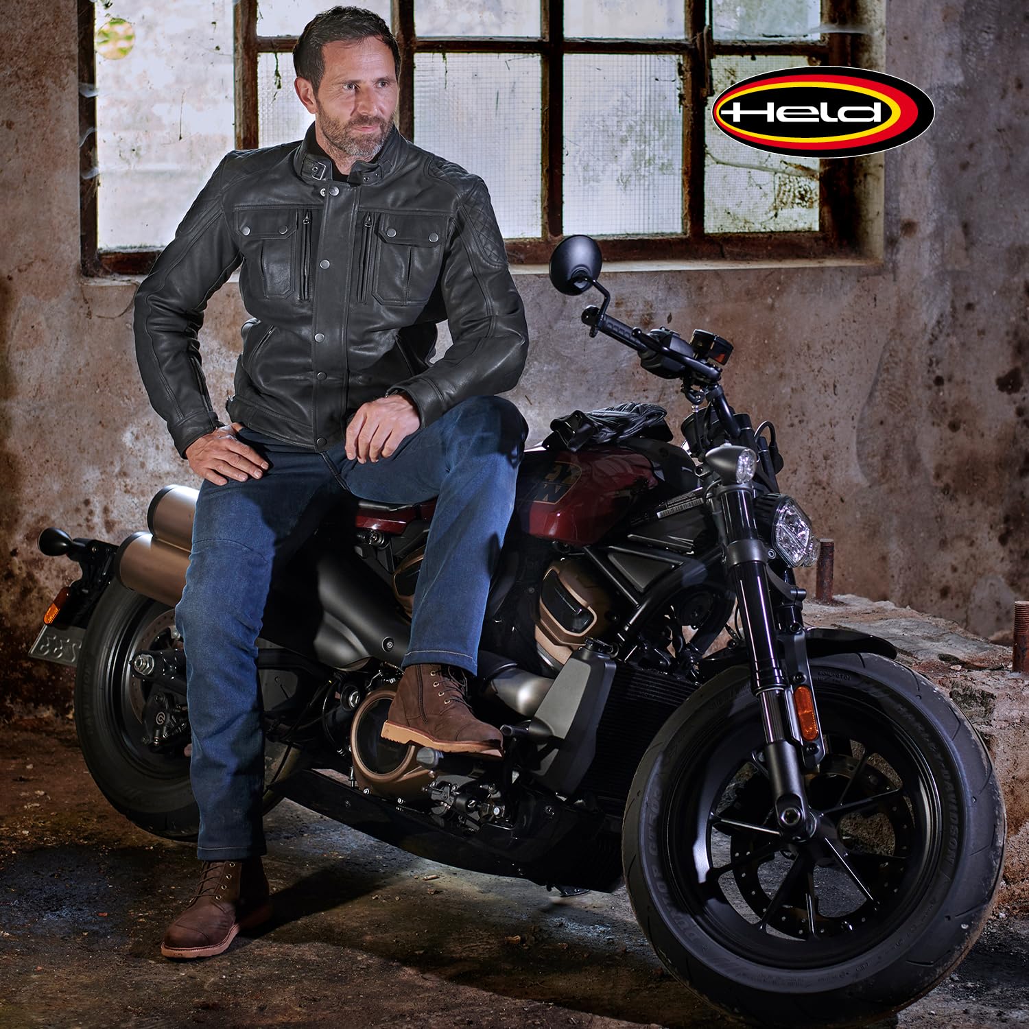 Held Herren Saxton Gore-tex MotorradstiefelSaxton Gore-Tex Stiefel
