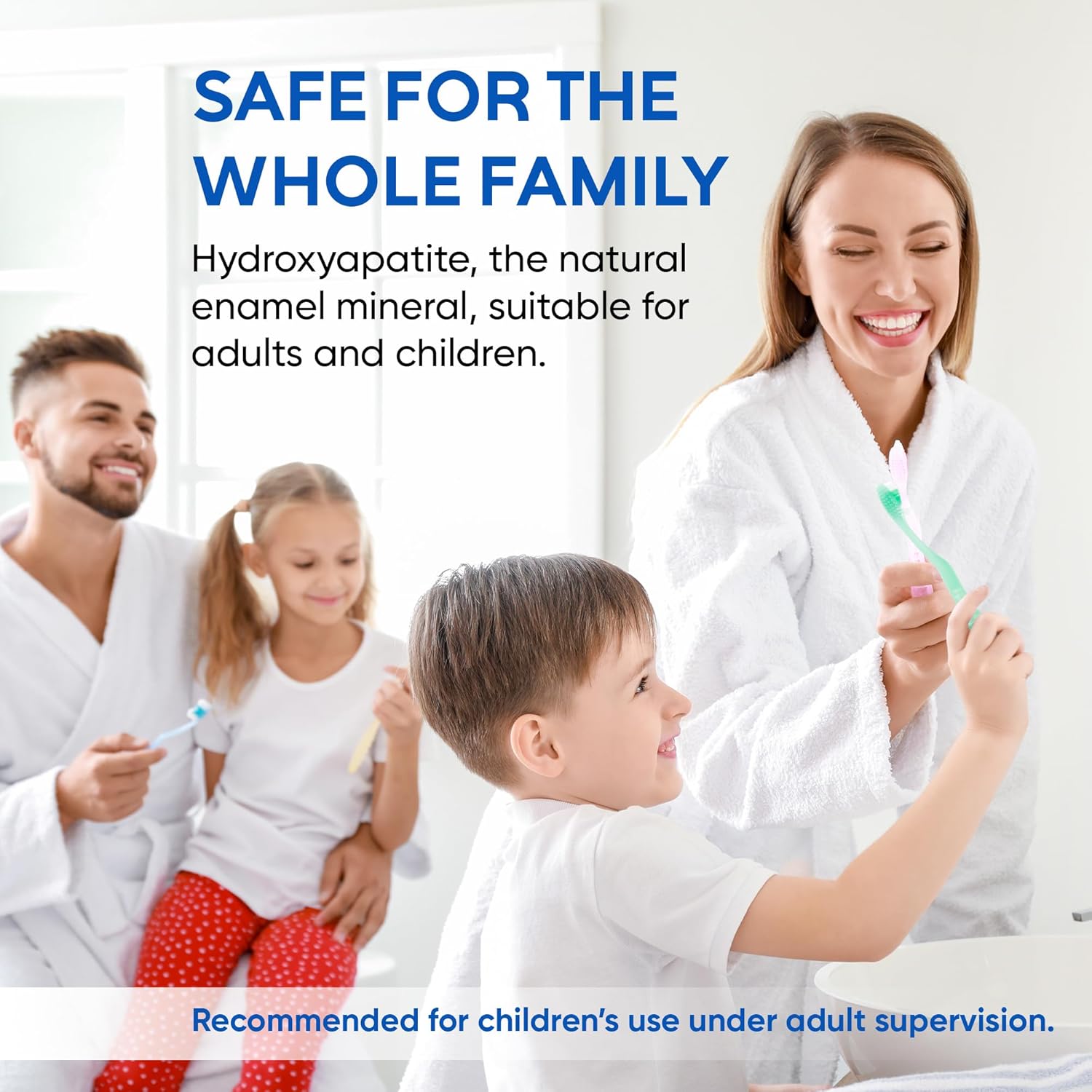 IZKUT 10% Nano Hydroxyapatite Toothpaste: Fluoride Free Natural Whitening Toothpaste for Sensitive Teeth, Enamel Support, Plaque Remover, SLS Free, Fresh Mint Flavor, Adults & Kids, 4 oz (Pack of 2) - Image 5