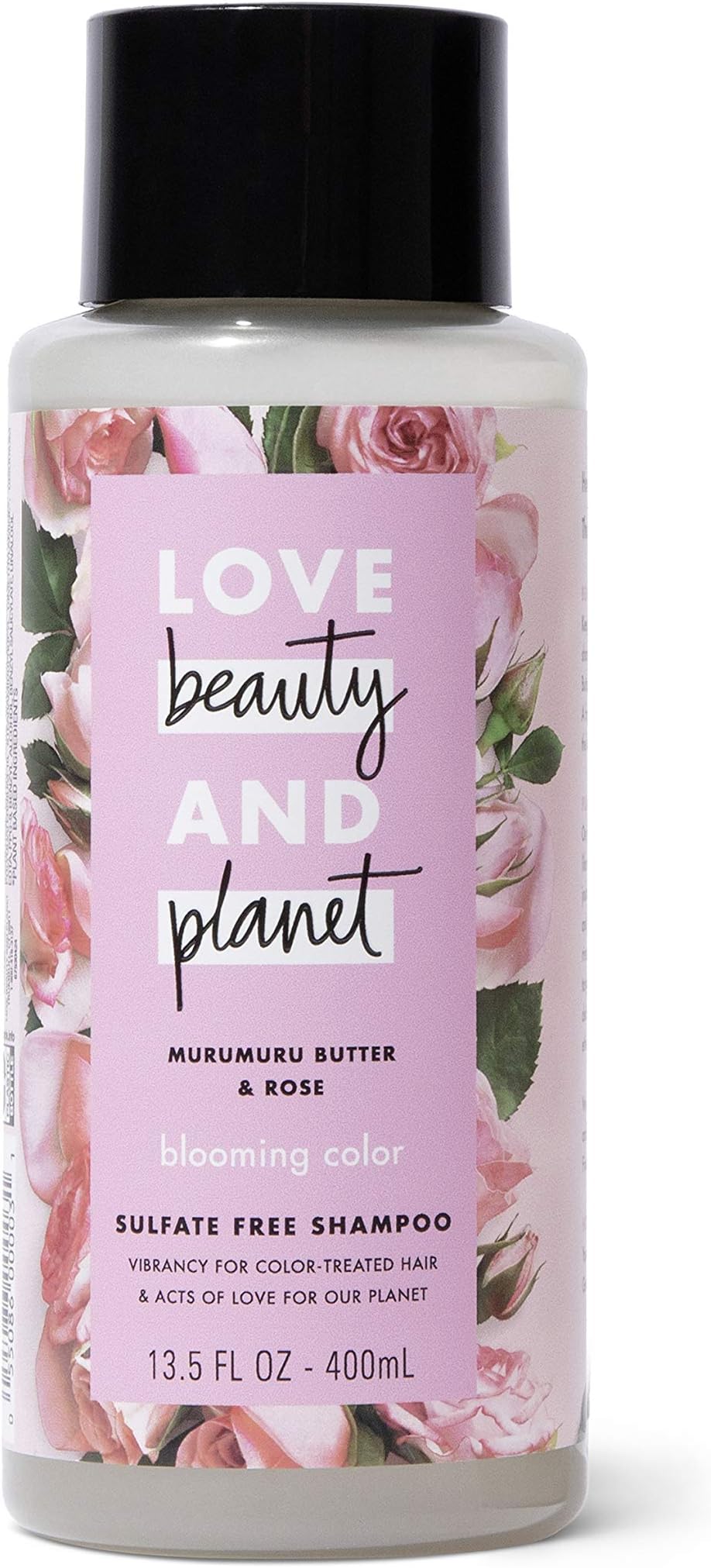Blooming Color Shampoo, Murumuru Butter & Rose, 13.5 fl oz (400 ml), Love Beauty and Planet