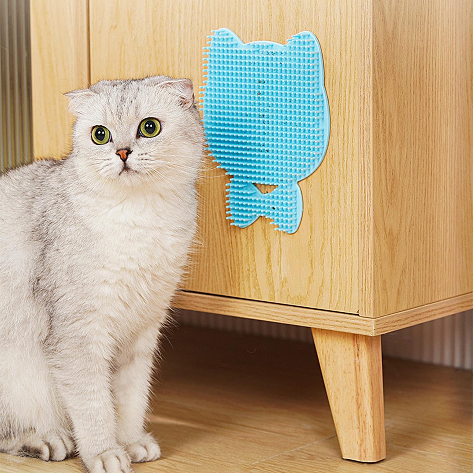Katzeneckenbürste | Katzen-Wandkratzer, Wandecken-Kratzkamm | Wall Corner Groomers Weiche Fellpflegebürste, Katzenmassagekämme für Katzen mit kurzem, langem