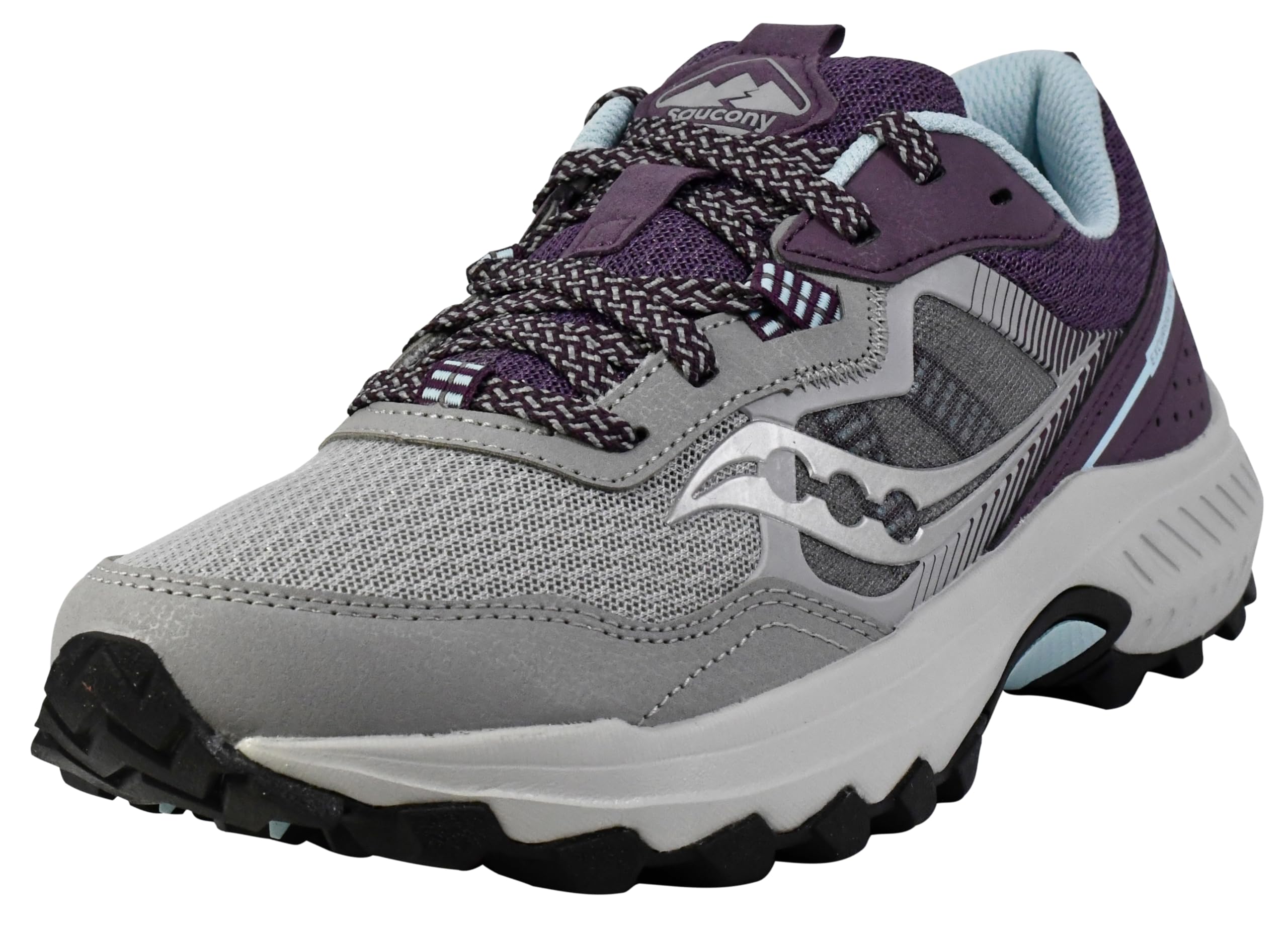 Saucony Women's Excursion TR16 Shoes, Grey/Violet, 9 M
