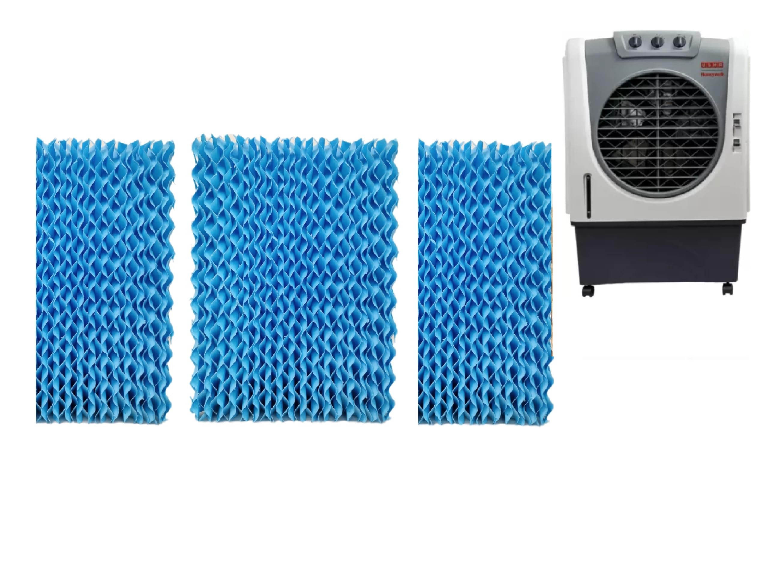 HoneycombPad for Usha Honeywell CL601 PM Desert Cooler 55 litres, Blue-image-41