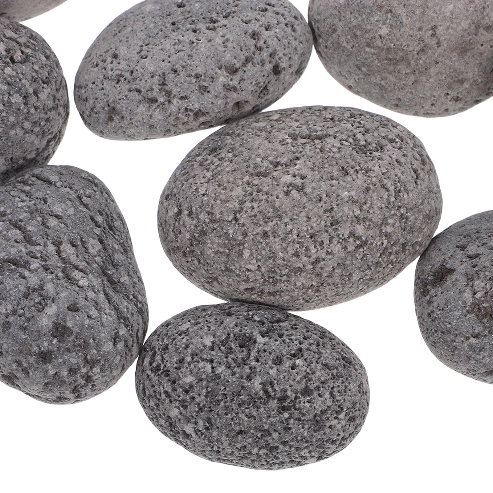 Pietre Vulcaniche Naturali per Braciere da Giardino, 1 Sacchetto di Massi Lavici Decorativi Resistenti e Facili da Pulire per Paesaggistica Esterna