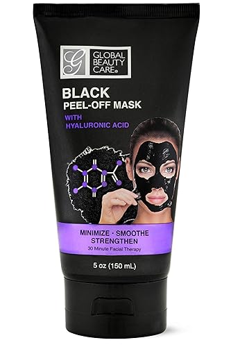 Global Beauty Care Mascarilla Peel-off negra con ácido hialurónico