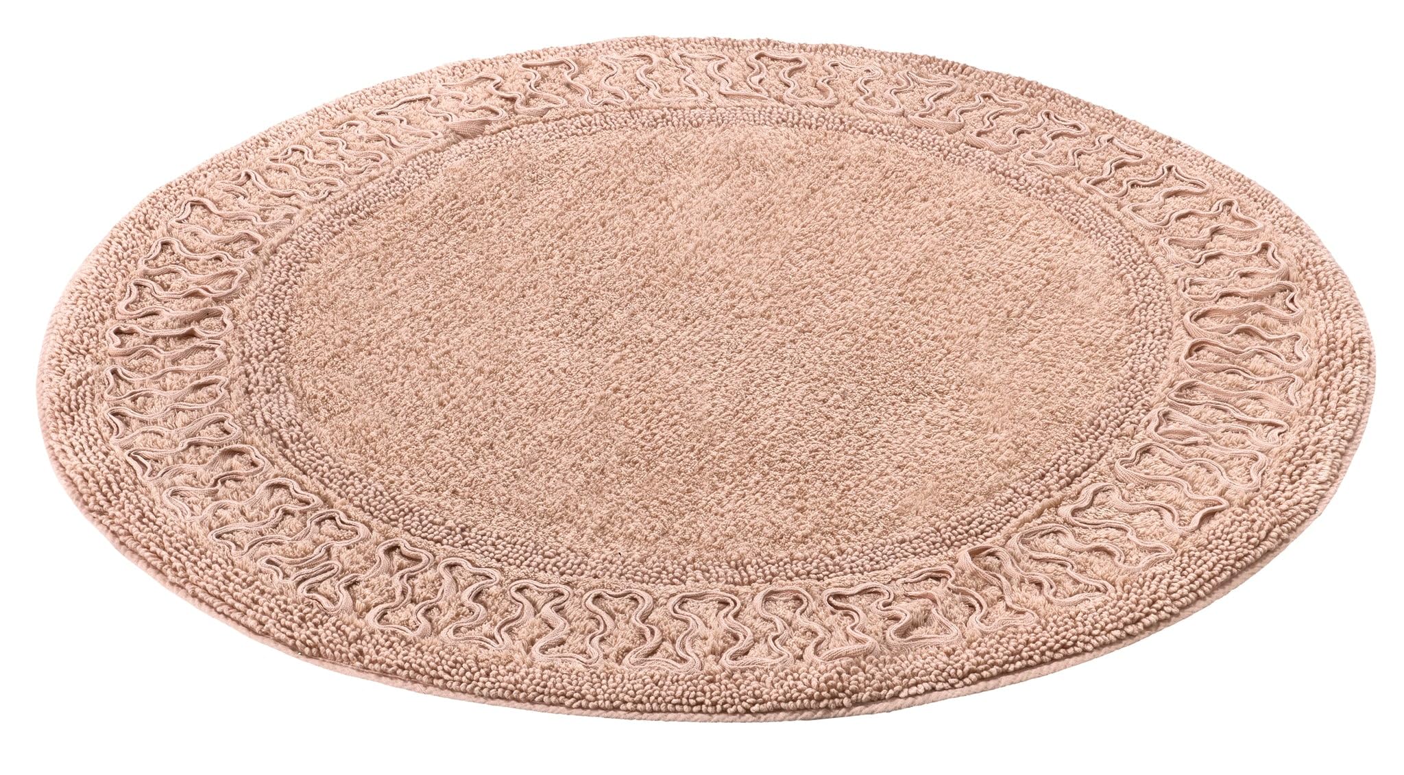 Kleine Wolke Badteppich Talia Pearl 60 cm rund
