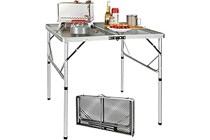 REDCAMP Folding Aluminum Camp Table: Durable and Convenient Outdoor Gear