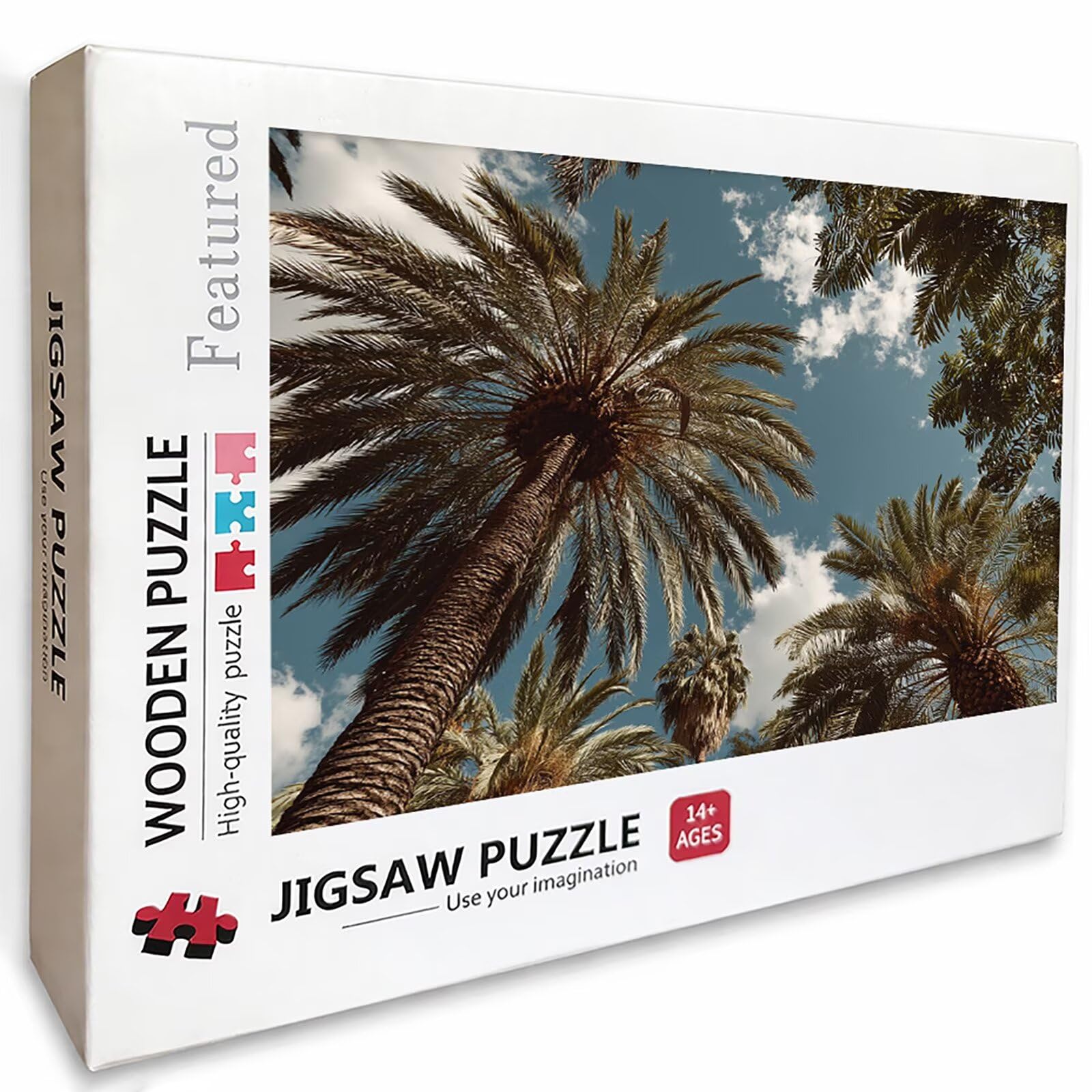 áRbol Puzzle de 2000 Piezas para Adultos, Puzzle Madera con Caja 99x70cm, Rompecabezas Adultos de Alta Dificultad, DIY Juego de Rompecabezas, Pasatiempo Creativo, Decoración de Verano, (Cielo) F-3154