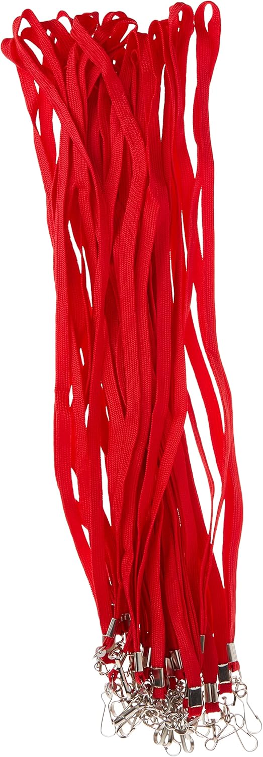 Advantus 36" Deluxe Lanyard with J-Hook (Pack of 4)