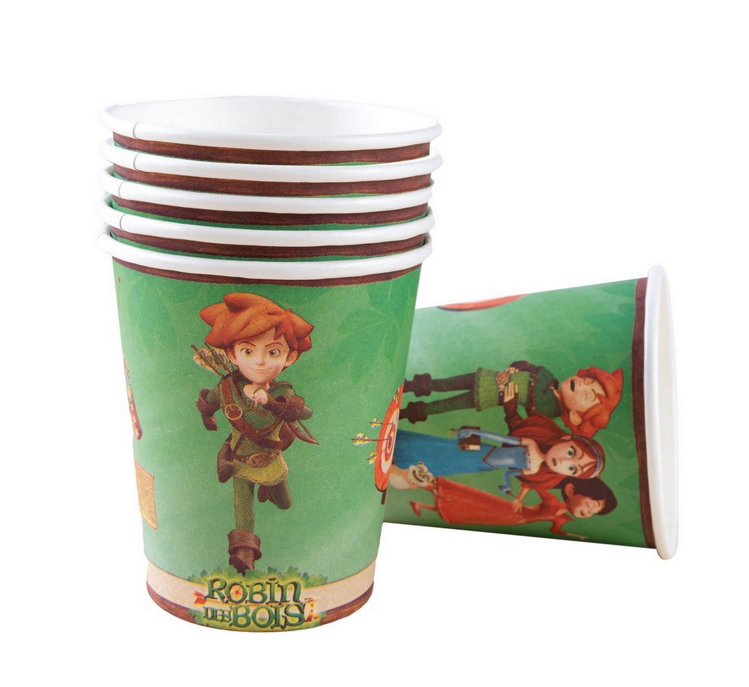 P' Clown re14056 Robin Hood Trinkgläser, 25 cl, 8 Stück