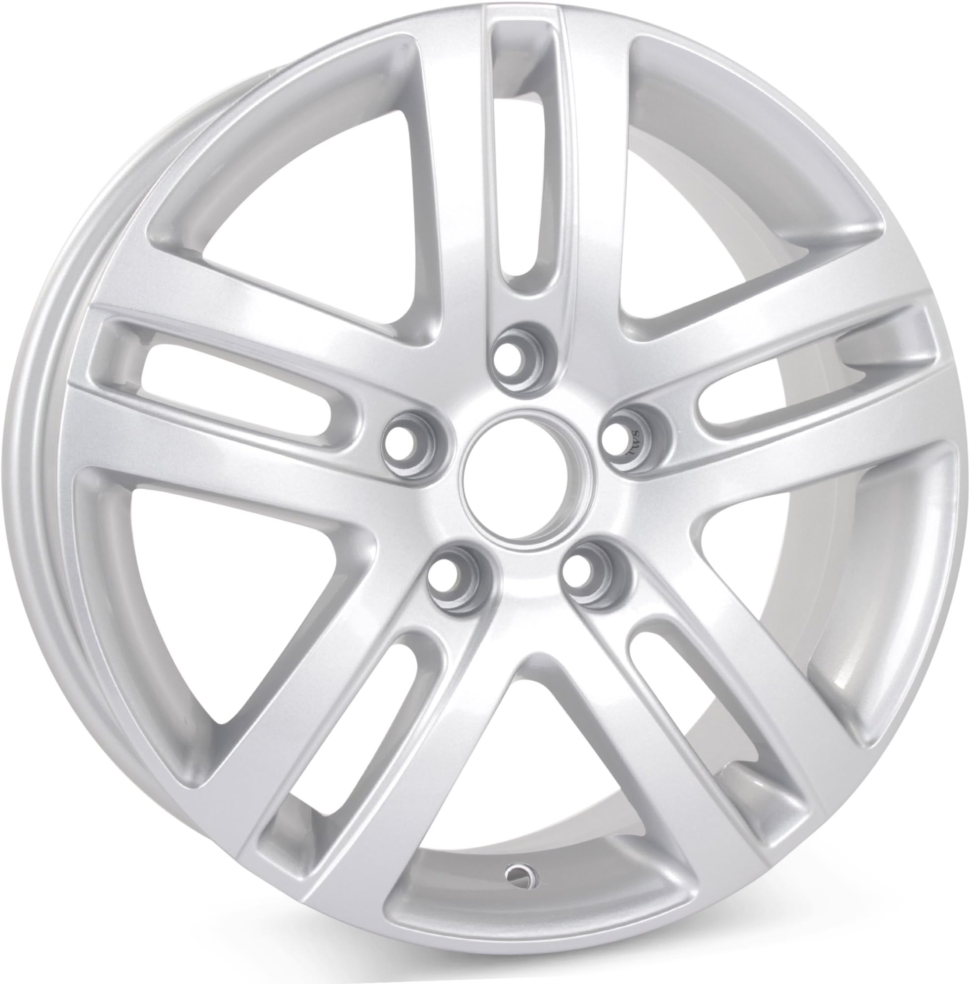 New 16" Alloy Replacement Wheel for Volkswagen Jetta VW 2005 2006 2007 2008 2009 2010 2011 2012 2013 2014 2015 2016 2017 2018 Silver Rim 69812