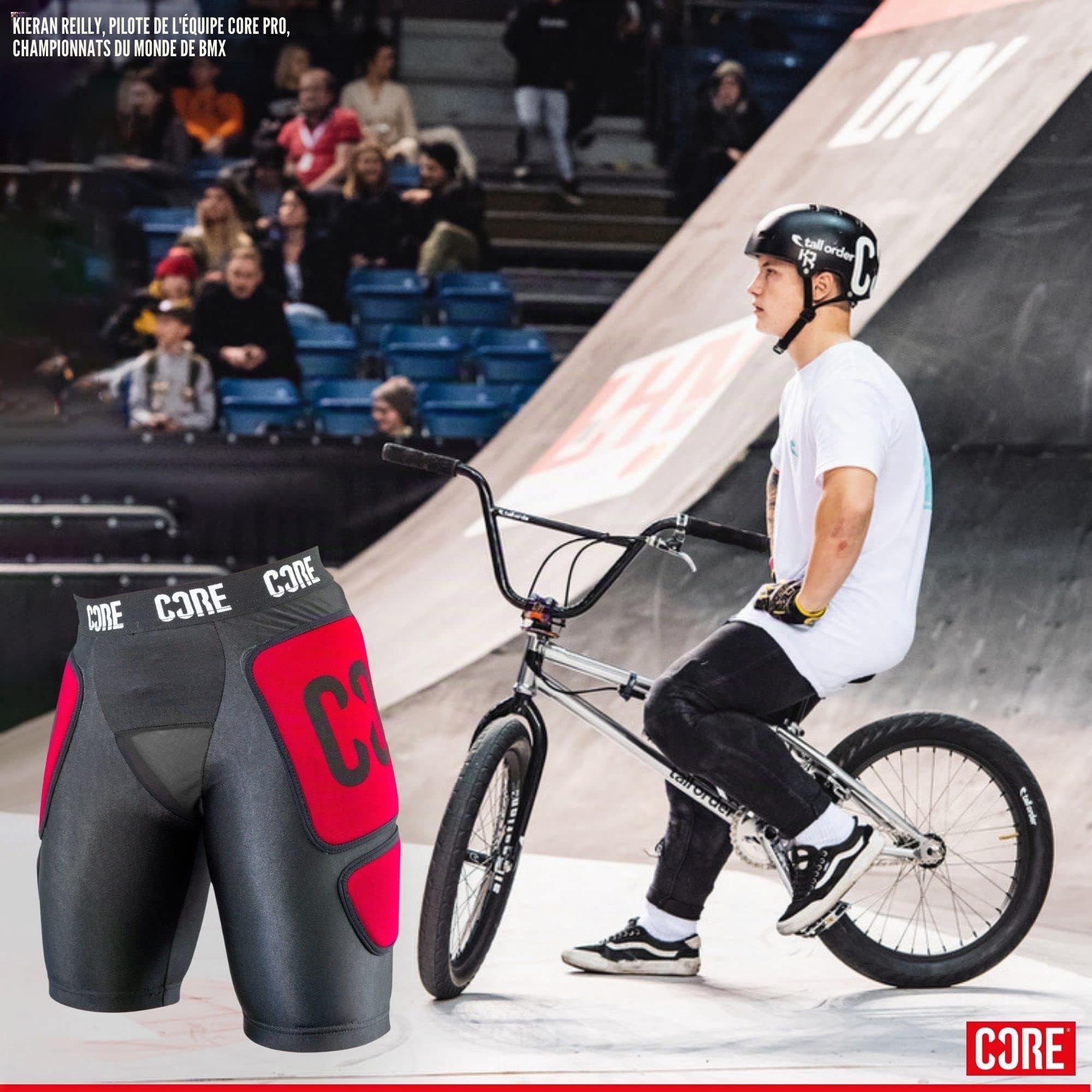 CORE Protection Stealth Impact Short Skateboard Mixte