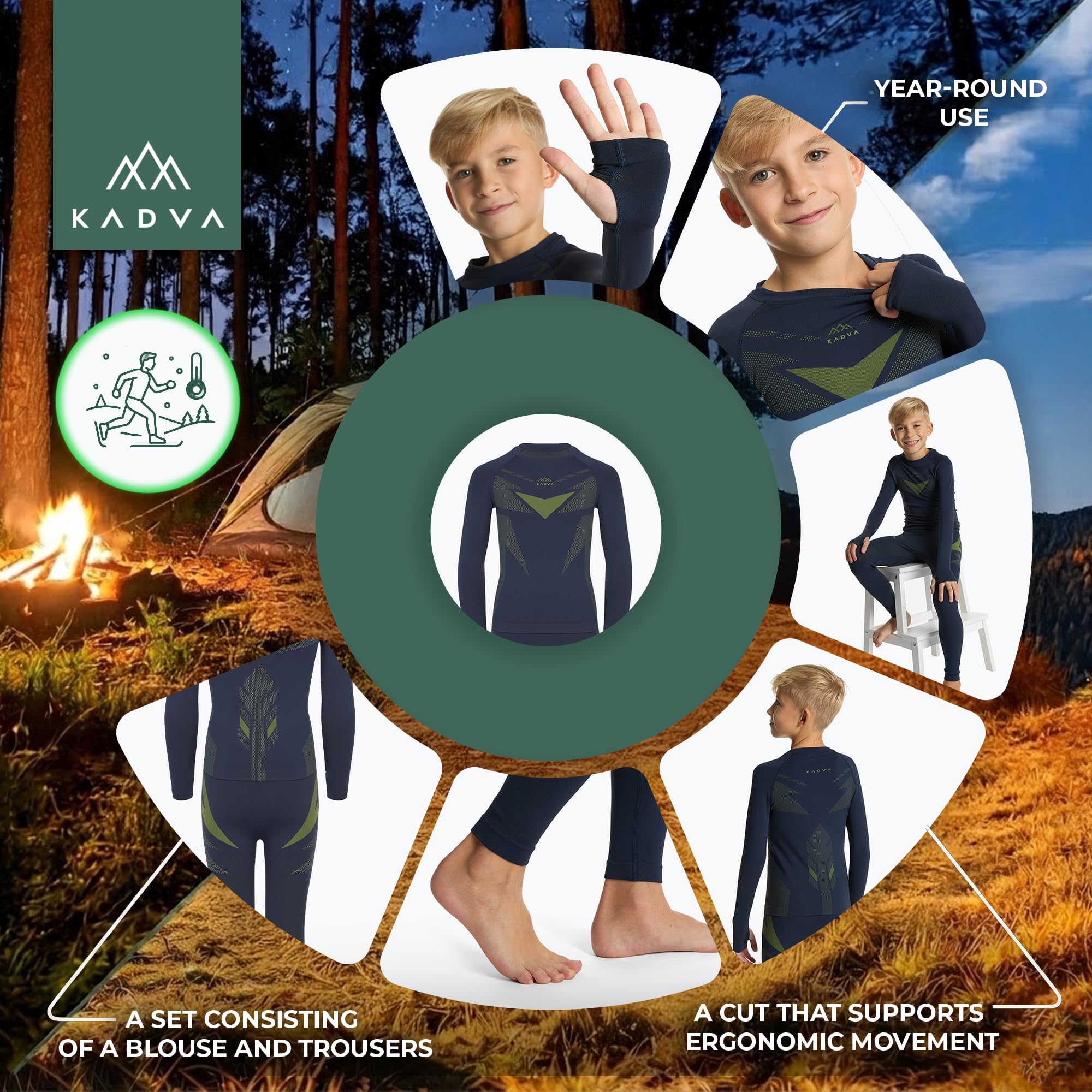 KADVA Alpinestep Base Capa Set Niños