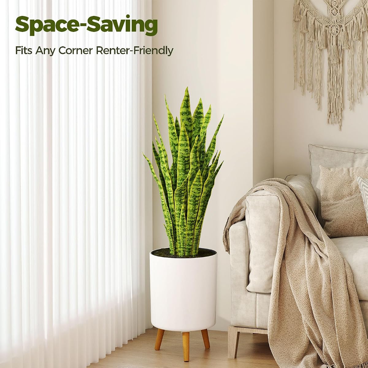 Self-Watering Eco-Friendly Patio Planter view 4