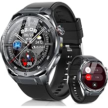 Yowow BIT Smart Watch for Men Answer/Make Call, GPS Maps, LED Flashlight, SpO2 Sleep Monitor, Heart Rate & Blood Pressure Tracking, IP68 Waterproof, 1.53" AMOLED Display Fitness Tracker Black 2