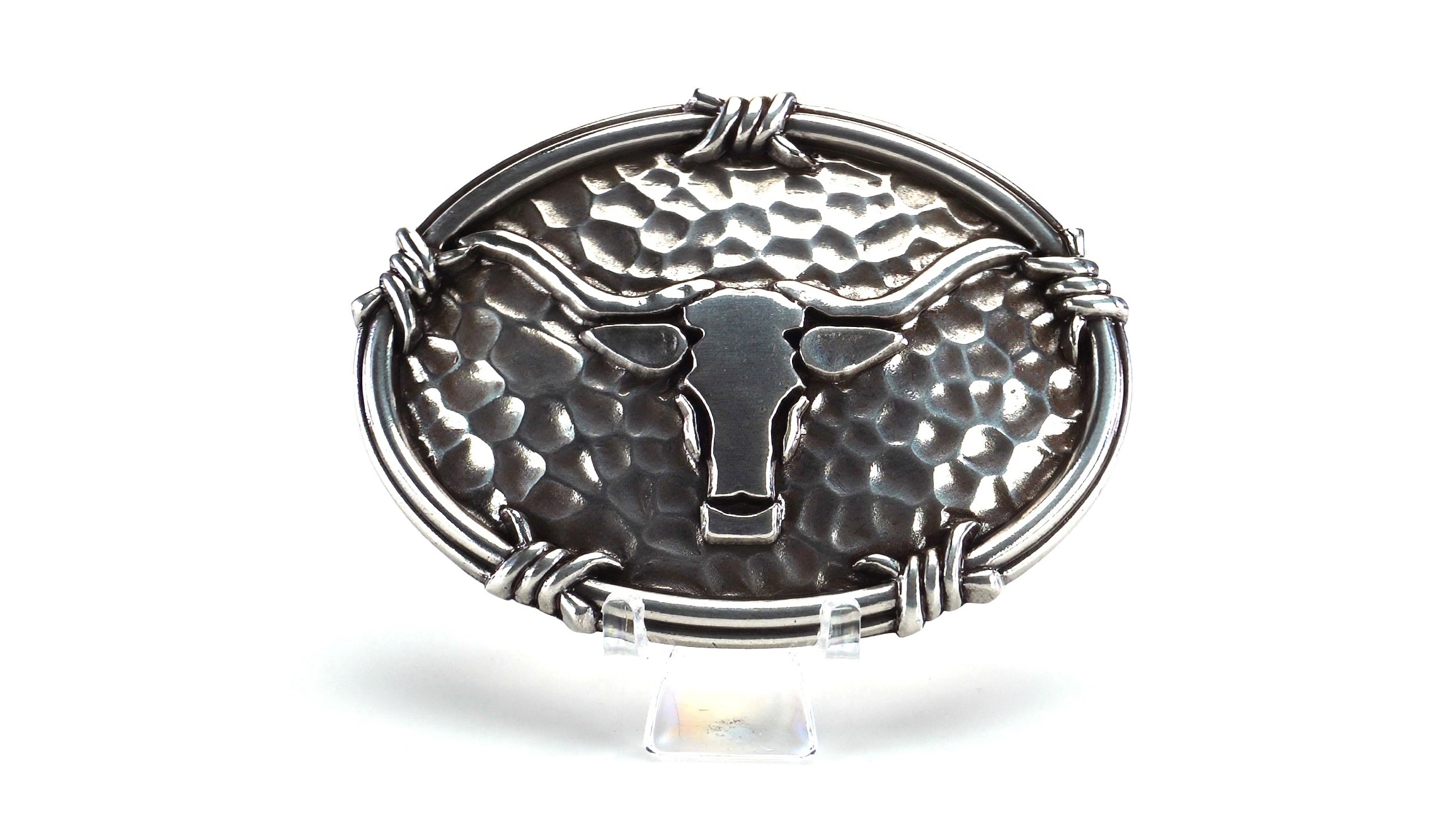 Fibbia Cintura Western Ariat Logo Stelle Argento E Rame | Per Cinture 1.5 Poll - Foto 5