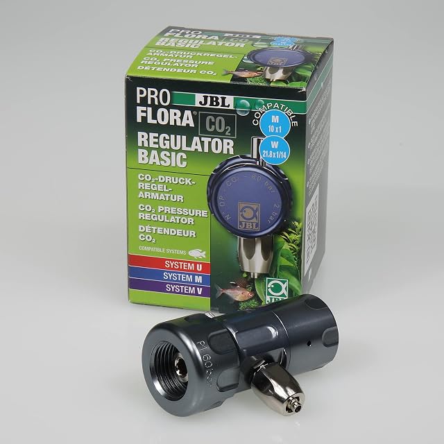 Foto 3 de 7 de JBL PROFLORA CO2 Regulator Basic, válvula de Control de presión para Sistemas de fertilización de CO2