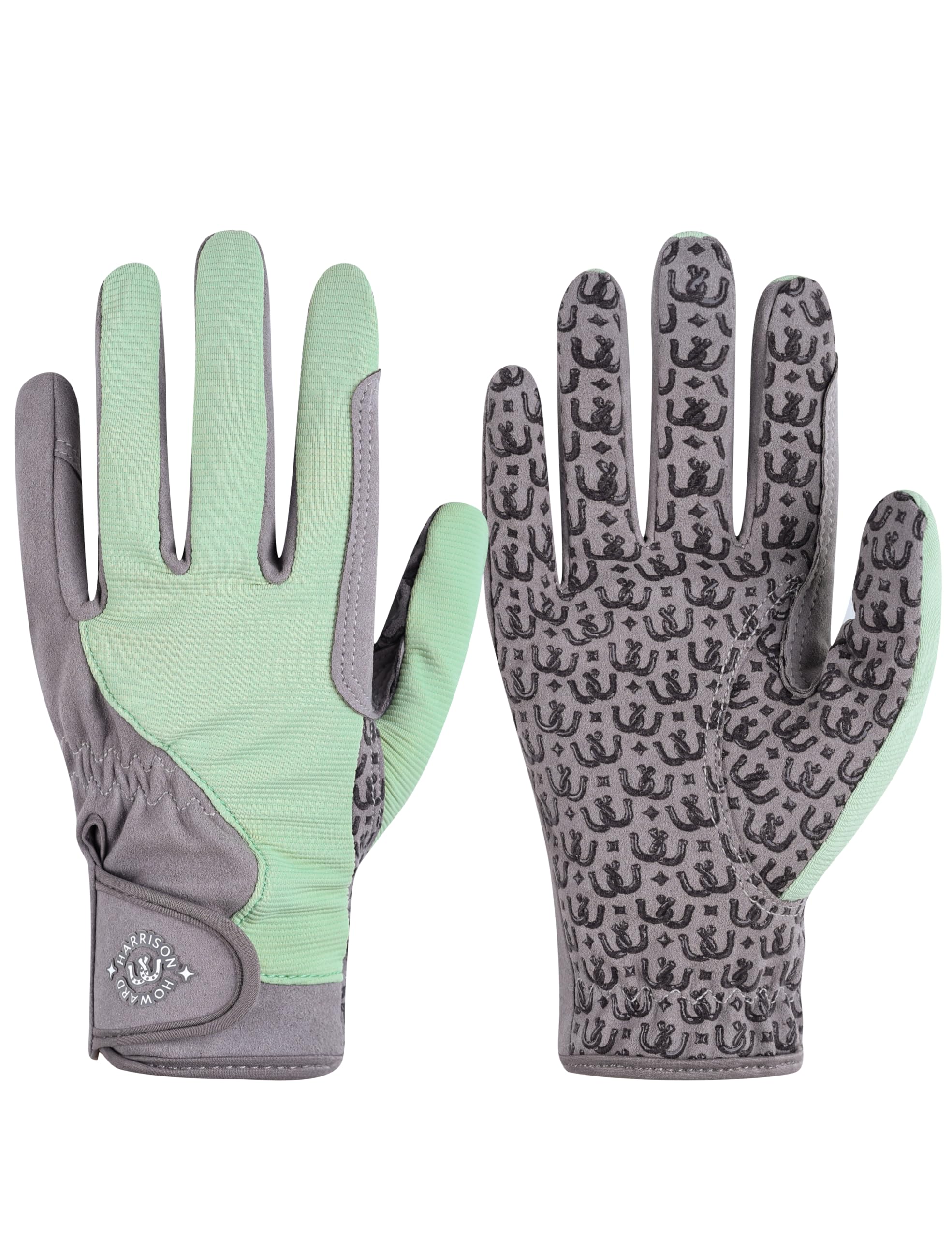Harrison Howard Guantes de equitación para niños para todas las estaciones, cómodos, antideslizantes, ligeros, para correr, ciclismo, equitación