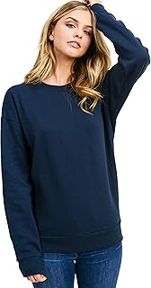 Ladies navy blue sweatshirt Clearance