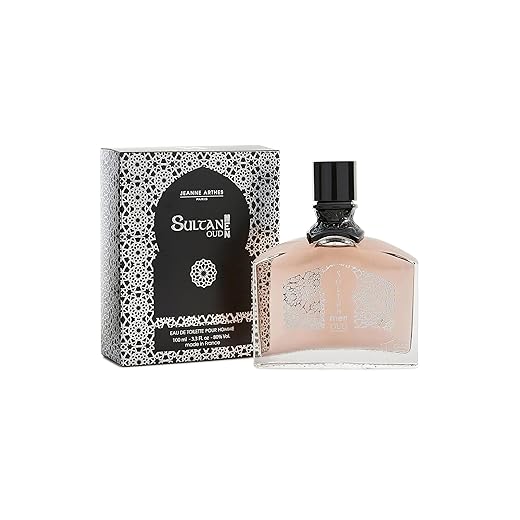 JEANNE ARTHES - Eau de Parfum for Men - Sultan Oud - Oriental - Oud and Lavender - Made in France to Grasse - Gift for Men - 100ml