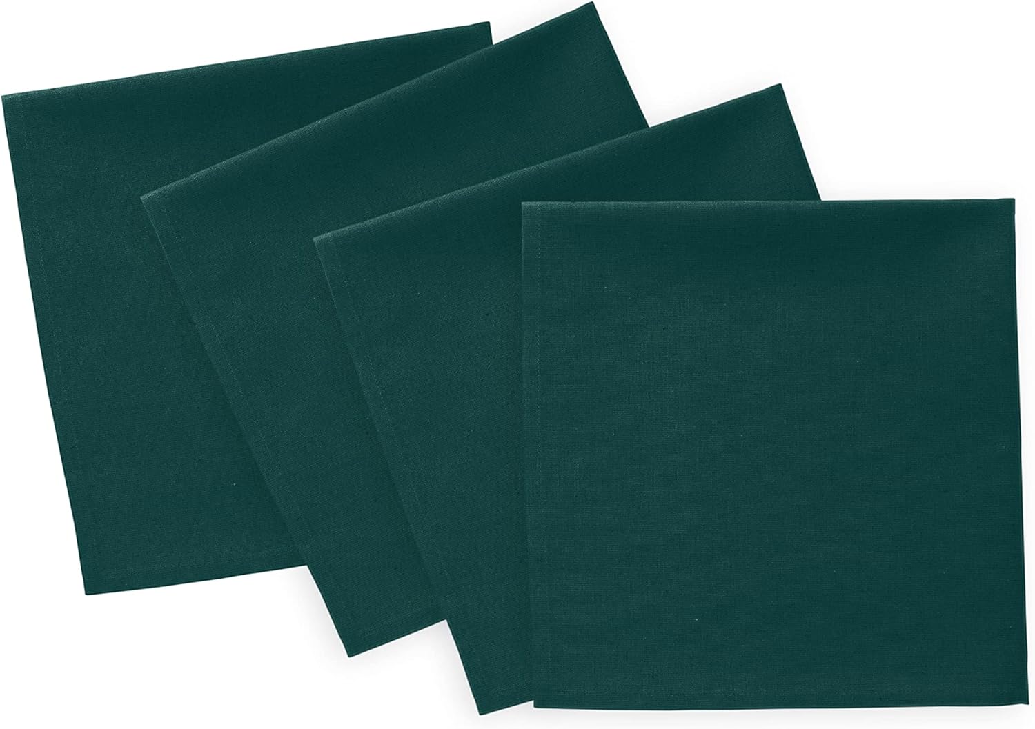 Solino Home Yellow Cotton Linen Placemats Set of 4 - Machine Washable Place Mats 14 x 19 Inch for Spring, Easter, Mothers Day - Dru