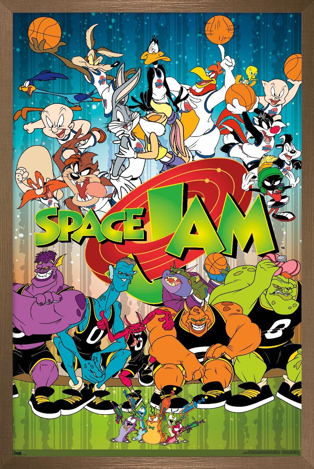 Amazon.com: Trends International Looney Tunes: Space Jam - Classic
