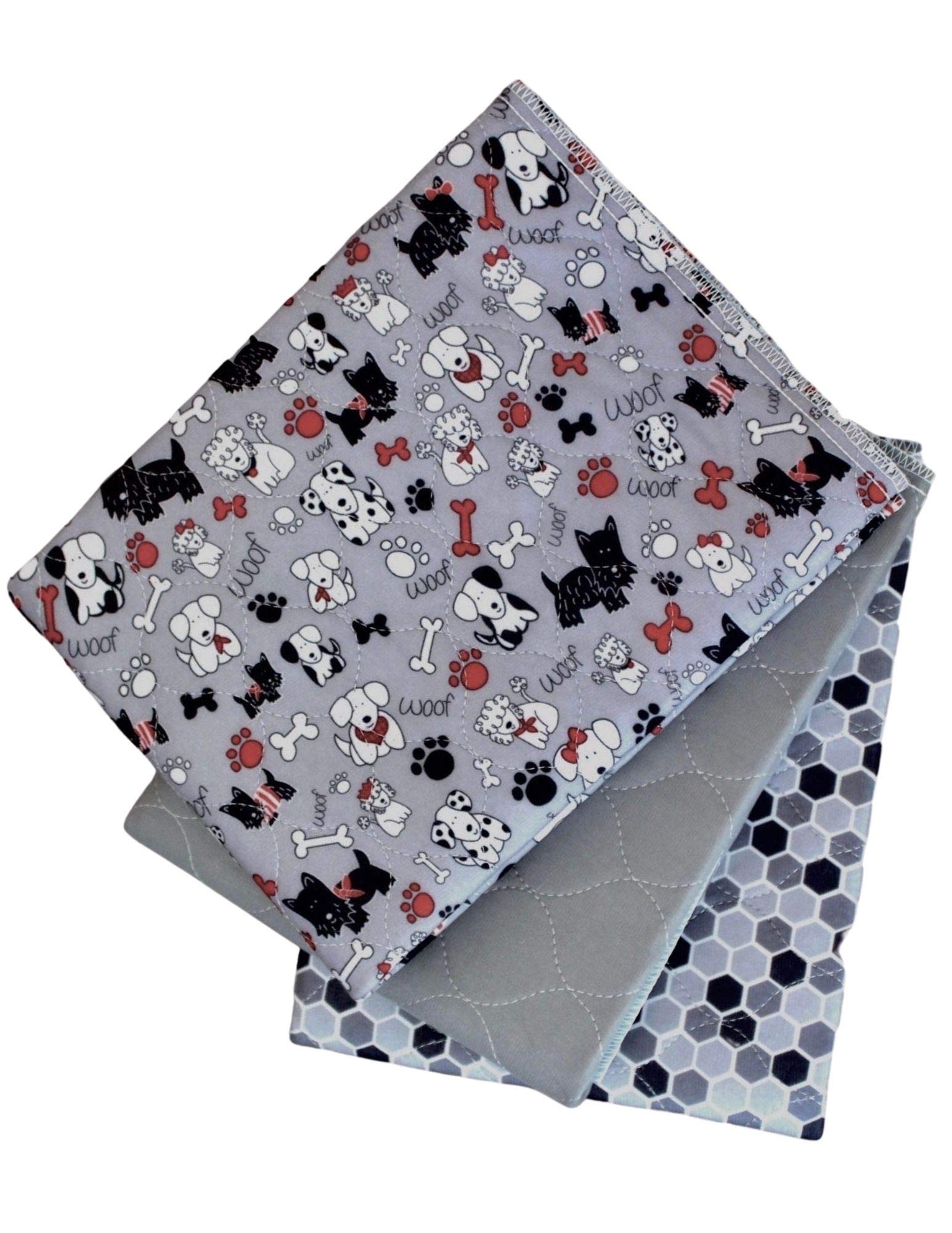 Premium Washable Pee Pads for Dogs, Reusable Puppy Pads, Dog Pee Pads