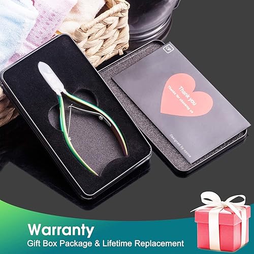 Miniatura 2 de Cortadora de cutículas cortaúñas de acero inoxidable removedor de clavos extremadamente afilado herramienta de manicura de pedicura opove X7