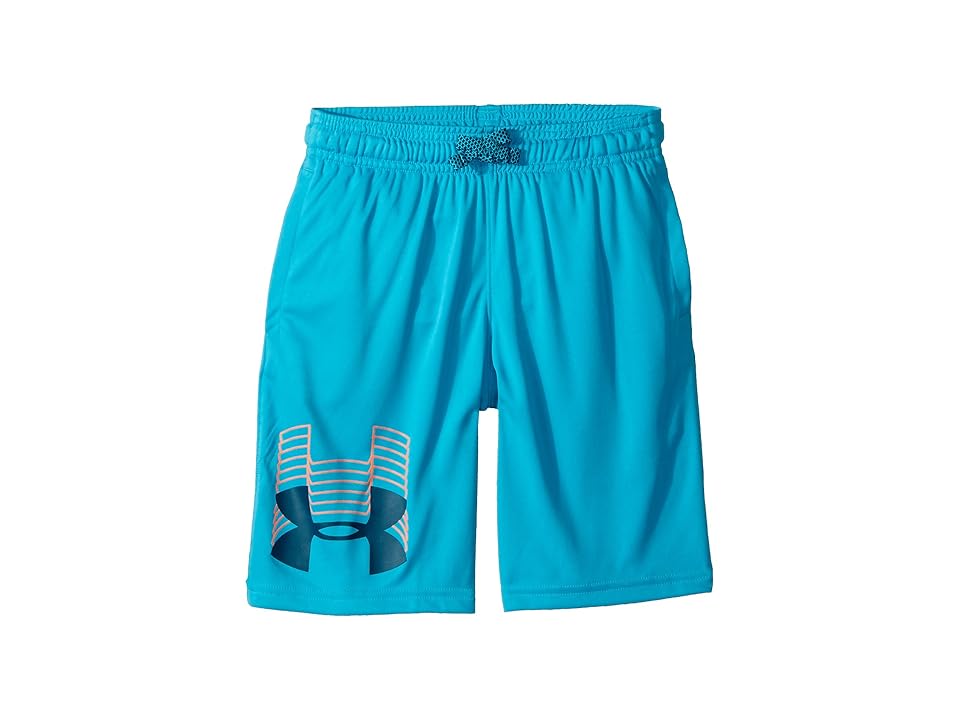 

Under Armour Kids UA Prototype Logo Shorts (Big Kids) (Deceit/Techno Teal) Boy's Shorts