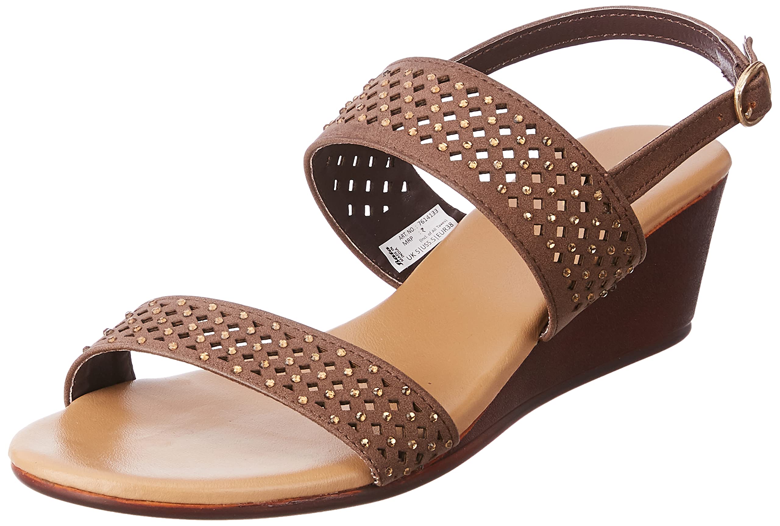 See full amazon price history chart for Bata Womens Flex Wedge Sandal Brown 4 Kids UK (7614133) Bata Womens Flex Wedge Sandal Brown 4 Kids UK (7614133) (B09ZYMSL2T) Amazon Price History, Amazon Price Tracker