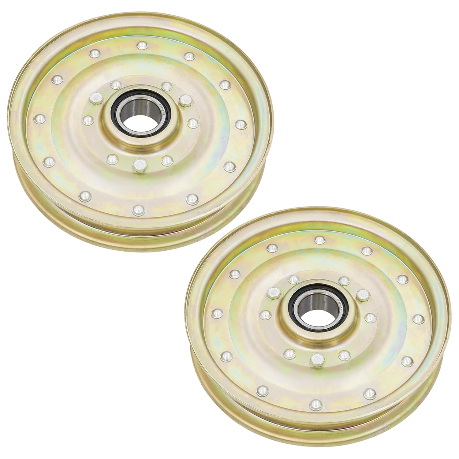 Caltric Deck Pulley Compatible with John Deere ZTrak Z920A Z925A Z930M TCA22651 AUC21138 Z945M 60" / Z965M Z975M Z985R Z965R Z970A 72" Qty 2