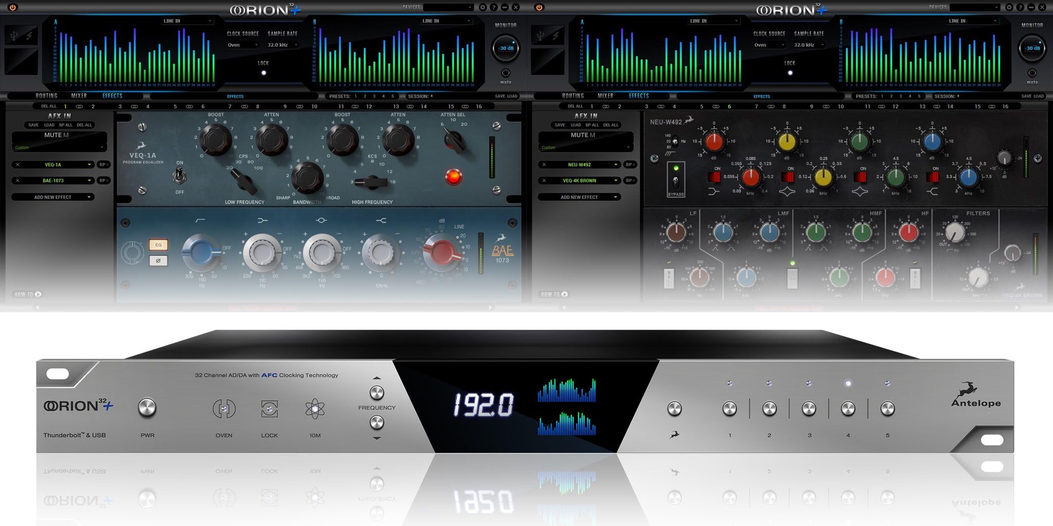 Antelope Audio Orion32+ 32-Channel AD/DA with Thunderbolt and USB Interface