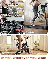 Vista 6 de Soporte magnético para teléfono: [24 imanes N55 y apto para PopSocket] Accesorios de manillar giratorio para MagSafe para cochecito, pelotón