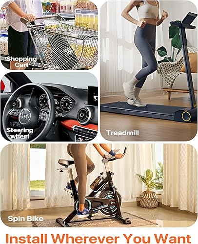 Miniatura 6 de Abrazadera magnética de soporte de teléfono para cochecito 24 imanes N55 Soporte giratorio para manillar MagSafe accesorios universales para