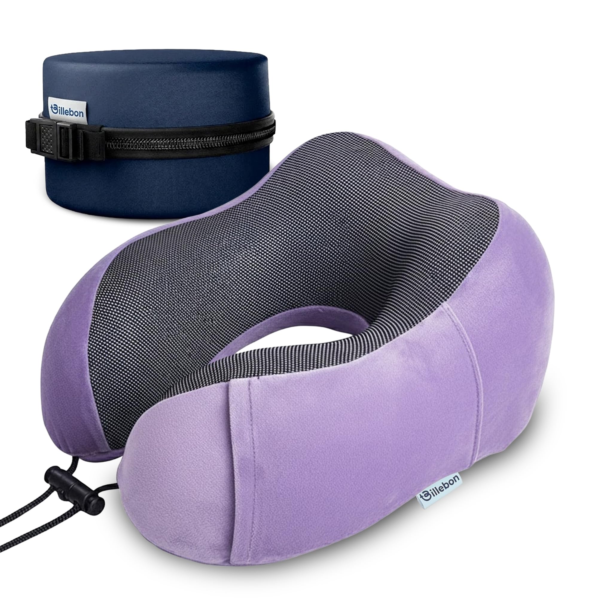 Billebon Memory Foam Neck Pillow - Travel Comfort -16