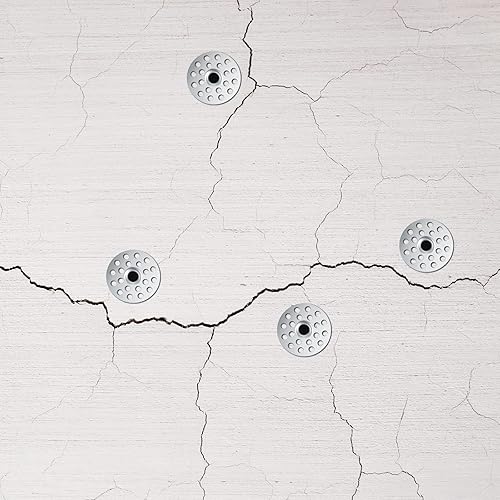 Miniatura 5 de 200 arandelas de yeso de 1 pulgada para reparar techos, arandelas de metal para tornillos, anillos de reparación de yeso, botones para reparación de