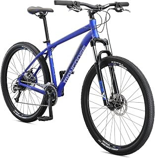 Mongoose Switchback Comp Expert Trail Mountain Bike: 27.5" Wheels, Disc Brakes, Aluminum Frame, 16-21 Speeds for Adults