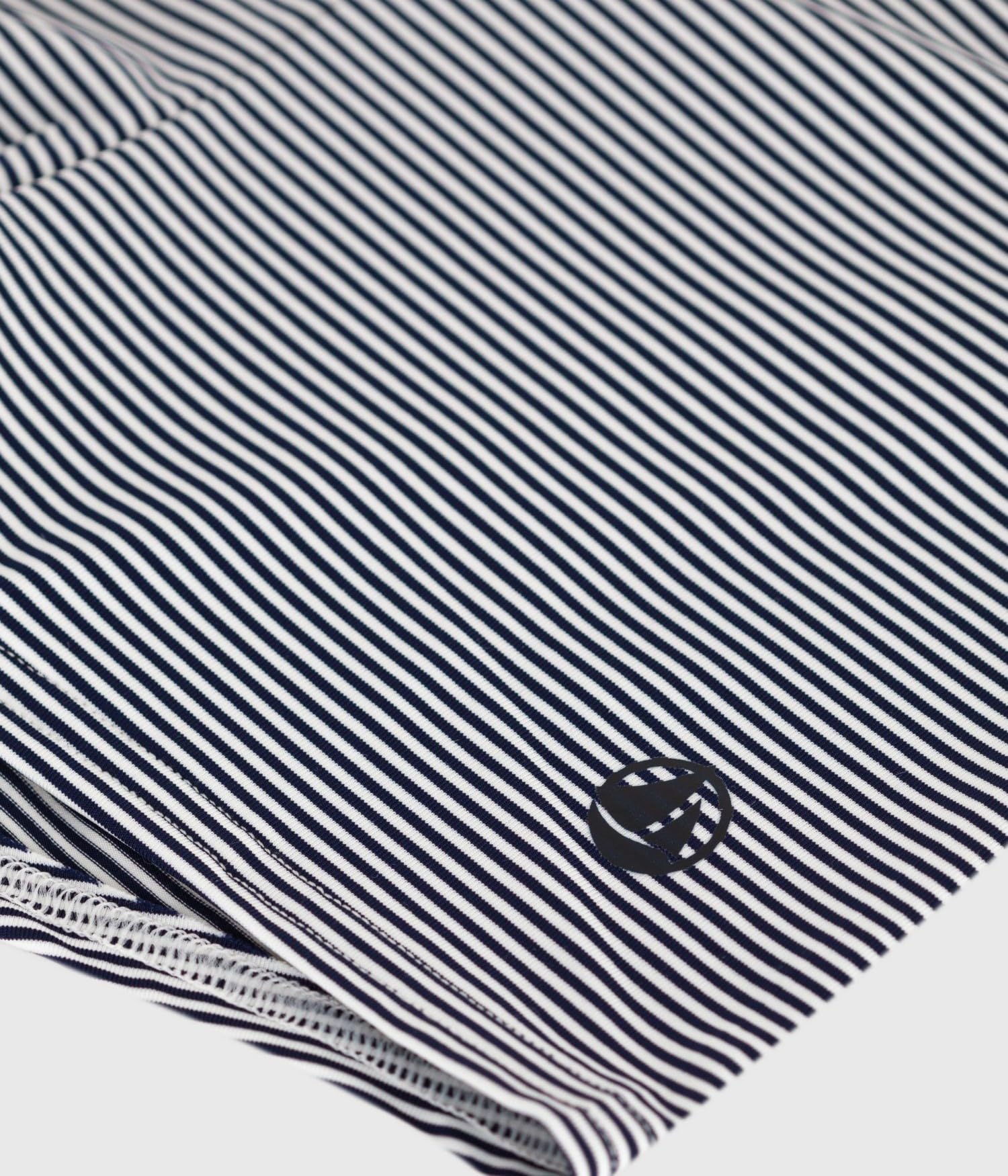 Petit Bateau Strój kąpielowy chłopięcy, Niebieski/biały, 12 ans