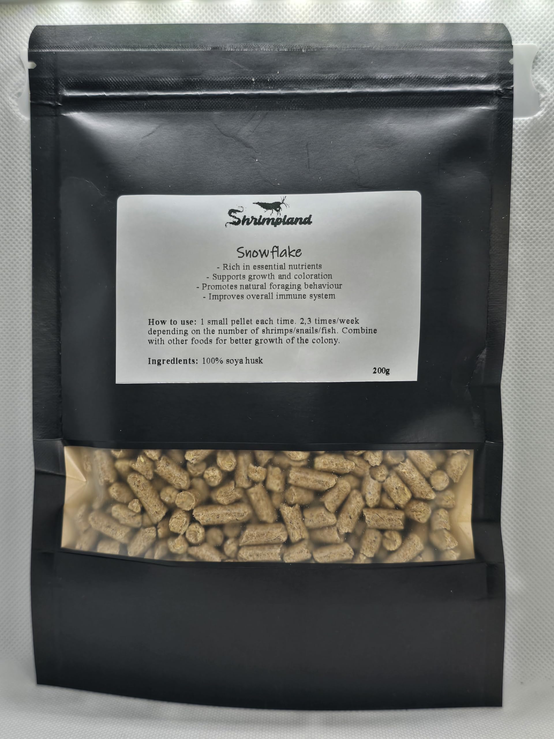 Shrimpland Snowflake | 200g - Natural Food for Aquarium Shrimp and Fish