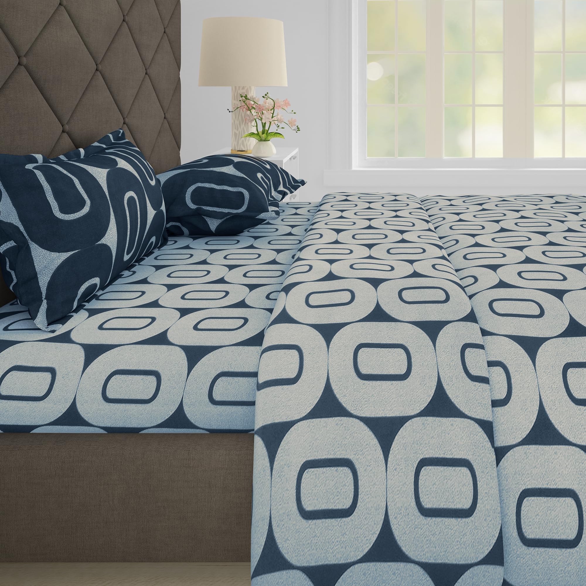 See full amazon price history chart for Story@Home King Size Bedsheet Cotton 152 TC, 1 Super King Bedsheet with 2 Pillow Covers, Silver Grey | Abstract (Bedsheet : 270 X 270 cm, Pillow Cover : 46 X 69 cm) Story@Home King Size Bedsheet Cotton 152 TC, 1 Super King Bedsheet with 2 Pillow Covers, Silver Grey | Abstract (Bedsheet : 270 X 270 cm, Pillow Cover : 46 X 69 cm) (B0CL4HJ5P6) Amazon Price History, Amazon Price Tracker