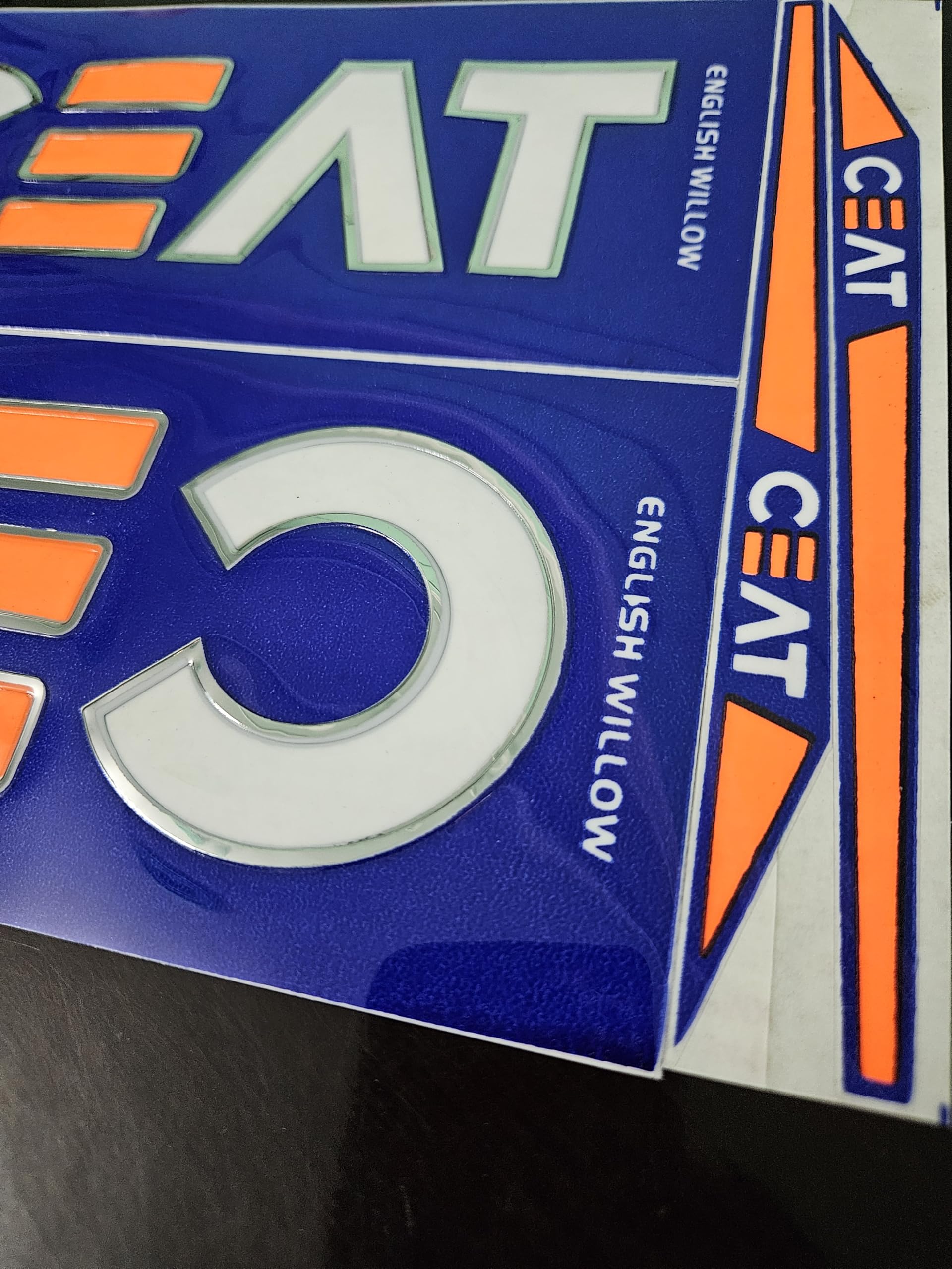 AYN Autocollant 3D en fibre de saule anglais en relief pour batte de cricket, accessoires de sport, CEAT Rohit Sharma