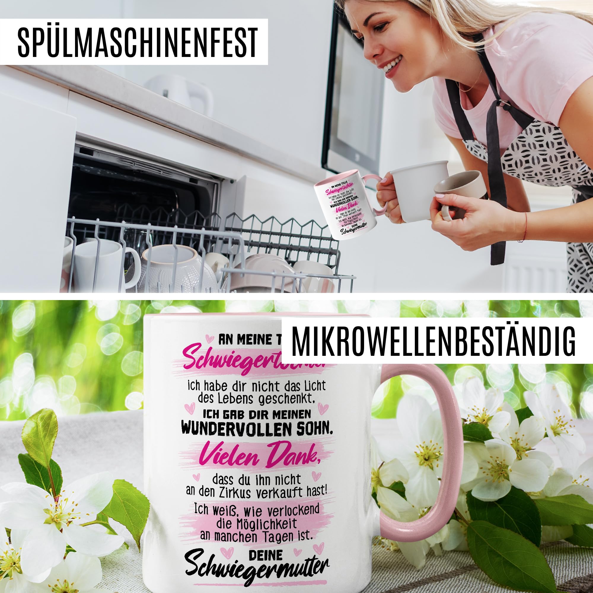 Schwiegertochter Tasse Mit Spruch – 'Danke, Dass Du Ihn Nicht An Den Zirkus Verkauft Hast', 330 Ml Keramik