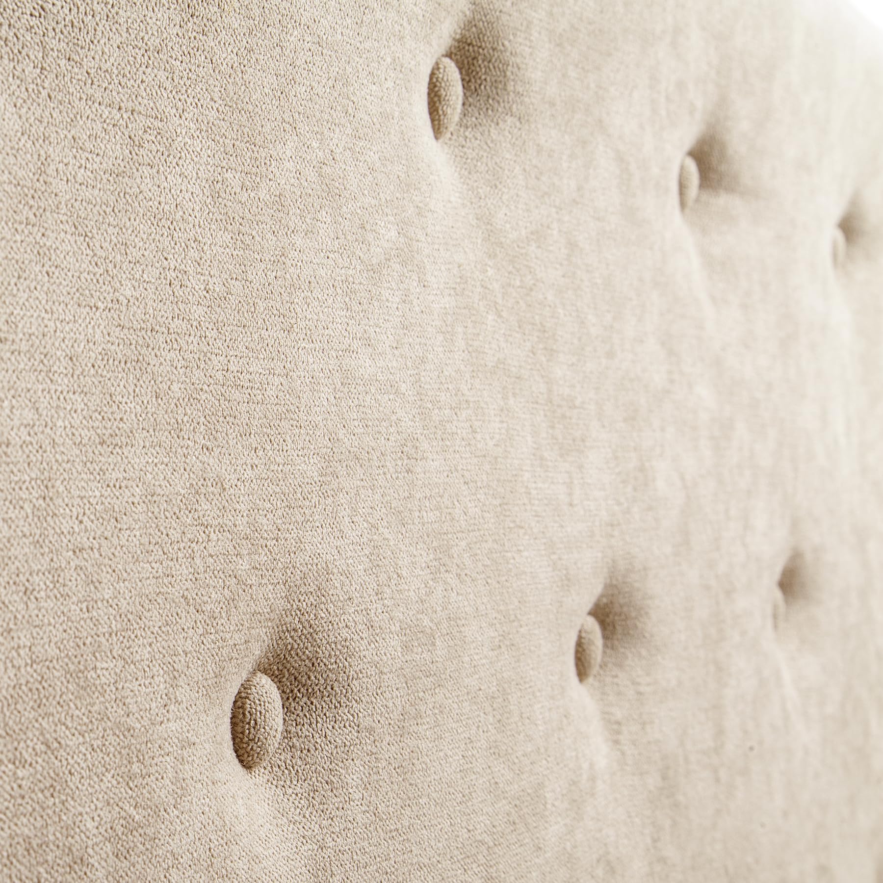 SUENOSZZZ-ESPECIALISTAS DEL DESCANSO Cabecero de Cama Helsinki con Patas nórdicas y tapizado en Tela para Camas de 105 (115 x 100 cm) Tela Beige