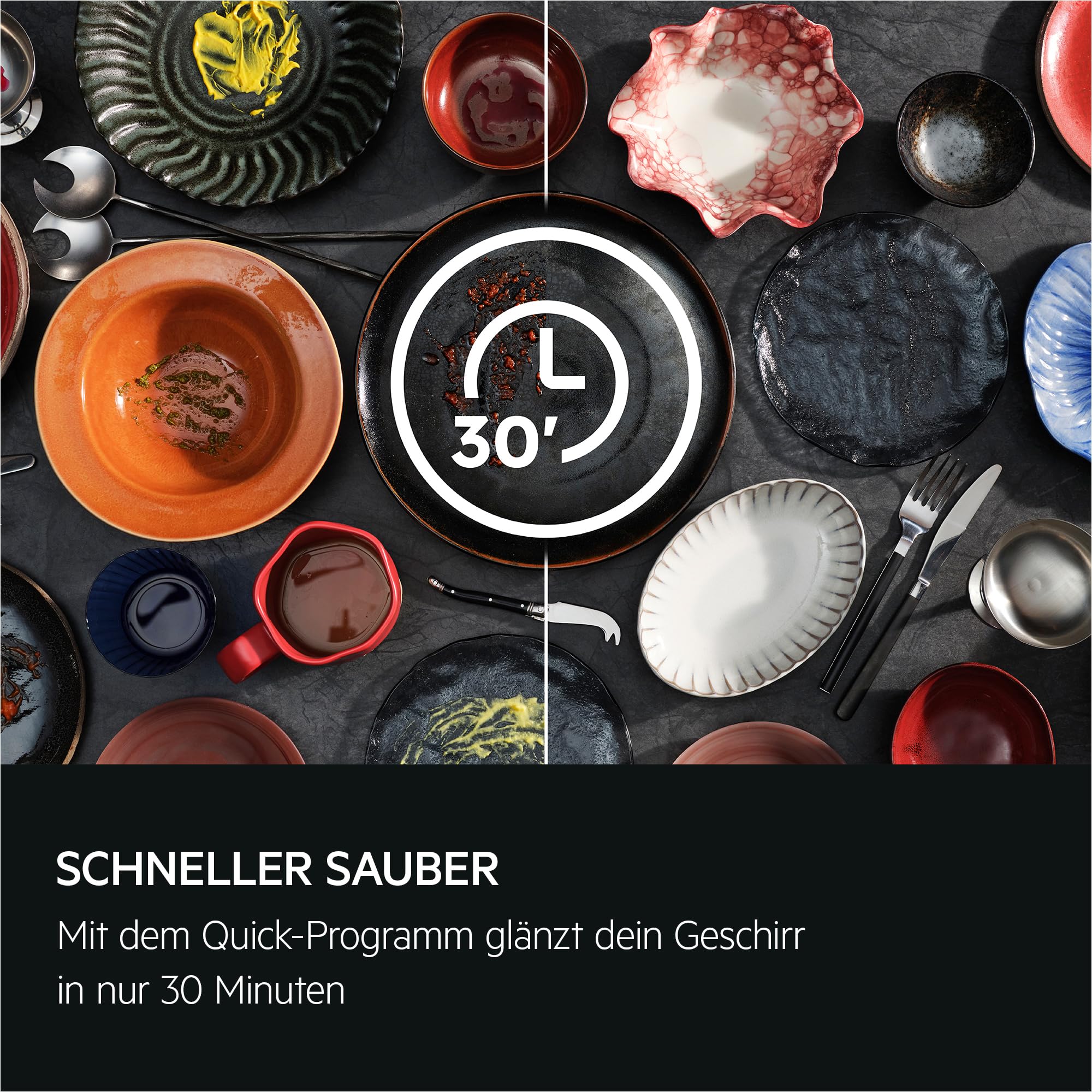 AEG Teilintegrierter Geschirrspüler 6000 60cm 44dB 14 MG GT620B2SCM