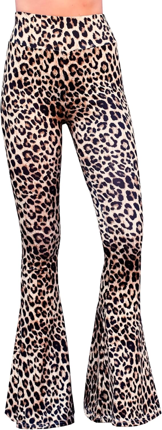 Daisy Del Sol High Waist Comfy Stretch Boho 70s Bell Bottom Fit to Flare Lounge Yoga Pants - Image 2