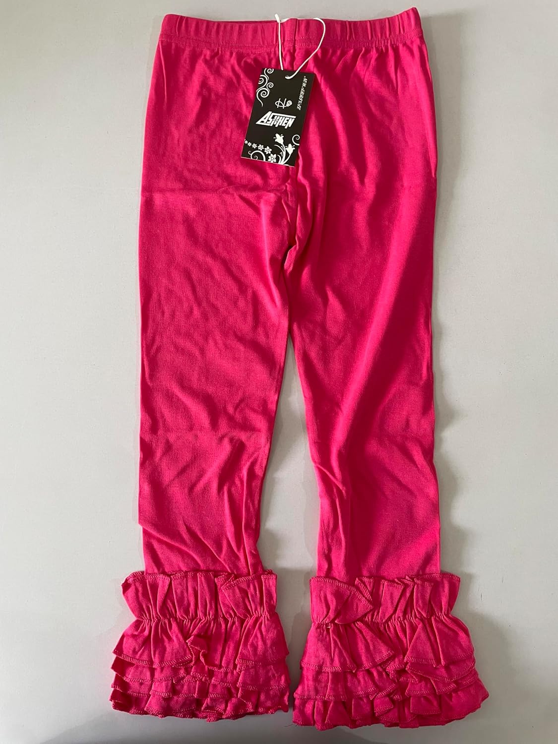 Ashken Baby Girls'Ruffle Pants Toddlers Little Girls Leggings 6 Months-8T - Image 4