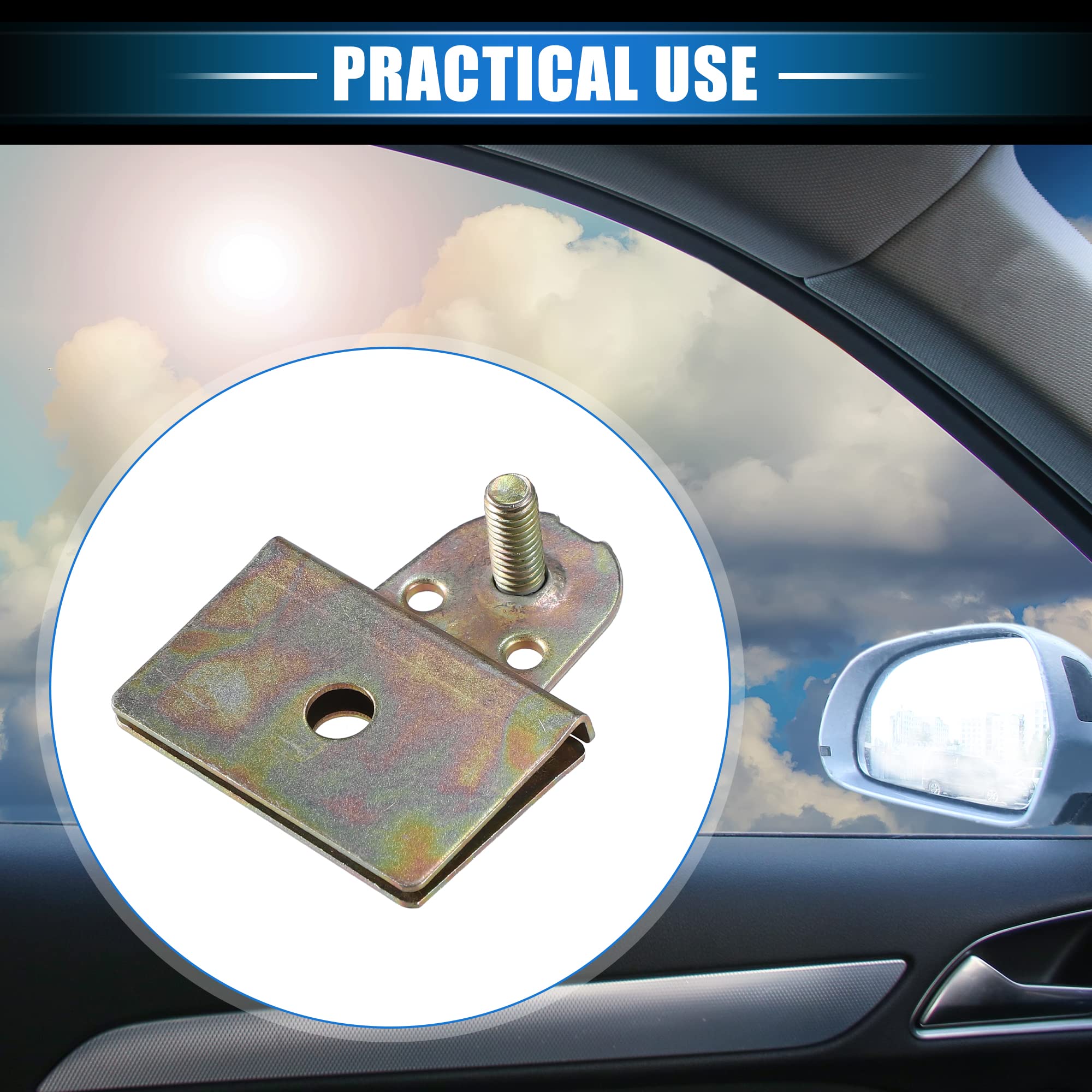 100 Pezzi Clip di Fissaggio per Vetri Auto, Supporti Guida per Installazione Vetri Veicoli Renault, K Accessori  34